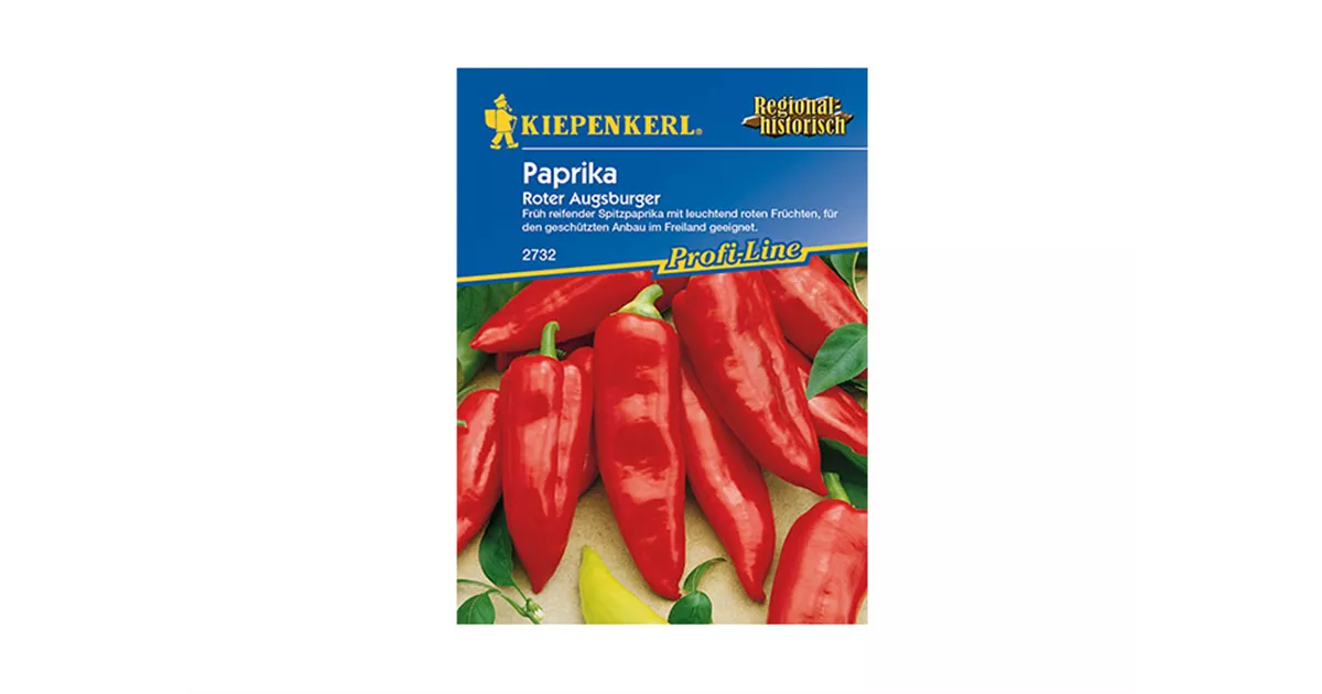 Kiepenkerl Saatgut Paprika Roter Augsburger Mauk Gartenwelt