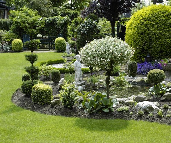 Schlank und hoch Säulenbäume setzen Akzente im Garten