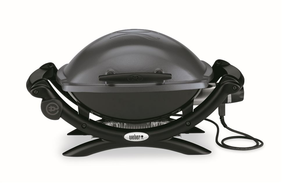 Weber elektrogrill q 1400 dunkelgrau