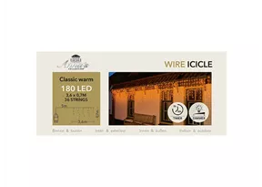 LED Vorhangbeleuchtung - Icicle 180L 360X70 cm classic warm LED Vorhangbeleuchtung - Icicle 180L 360X70 cm classic warm